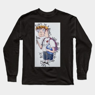 Sad Space Boy Long Sleeve T-Shirt